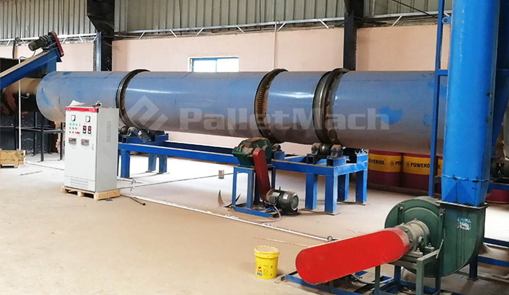 Wood Chips Sawdust Drum Dryer Machine